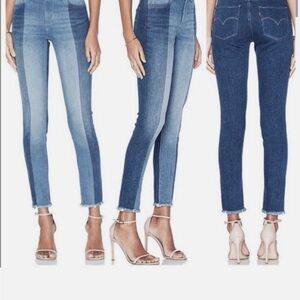 Levis 721 High Rise Skinny Jeans in Indigo Undone